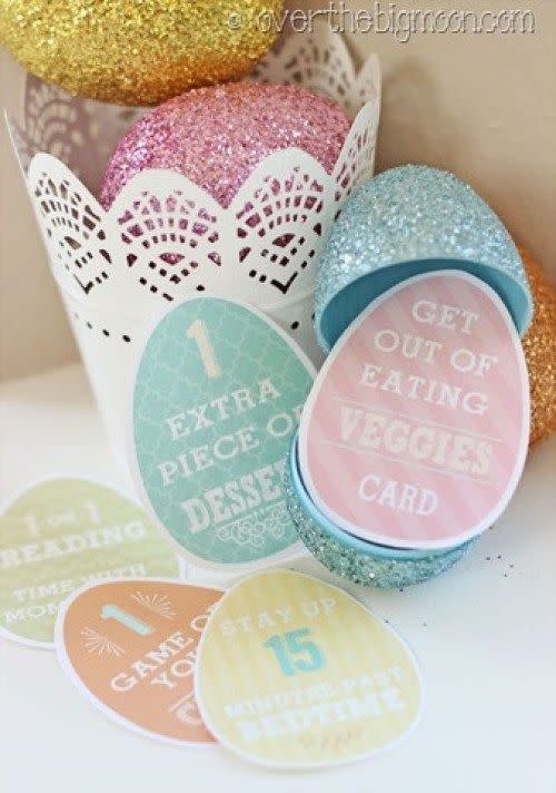 easter egg hunt ideas privilege cards