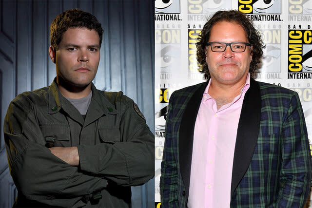 Aaron Douglas in Battlestar Galactica; Aaron Douglas in 2017