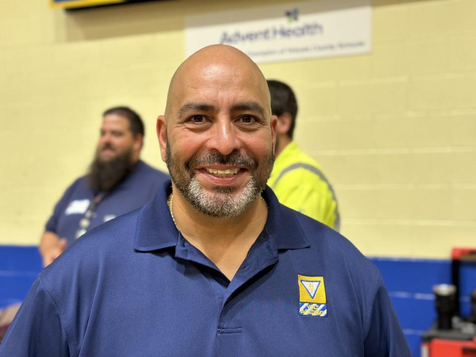 Robert Cruz, training director for the Electrical Training Alliance Daytona Beach, said a career-college fair at Mainland High School was a good opportunity to make students more aware of the opportunities apprenticeships offer.