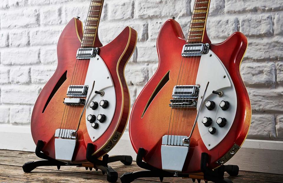 Rickenbacker 1966 365 OS and 1967 365 guitars
