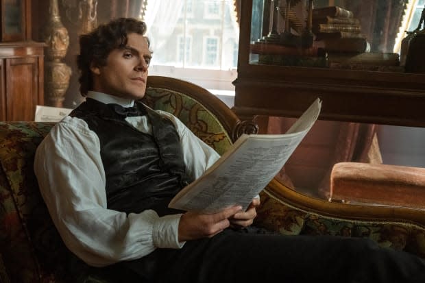 Henry Cavill as Sherlock Holmes in "Enola Holmes 2" on Netflix<p>Netflix</p>