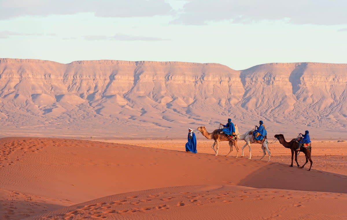Think camels and campfires as you cross the dunes (Getty Images/iStockphoto)