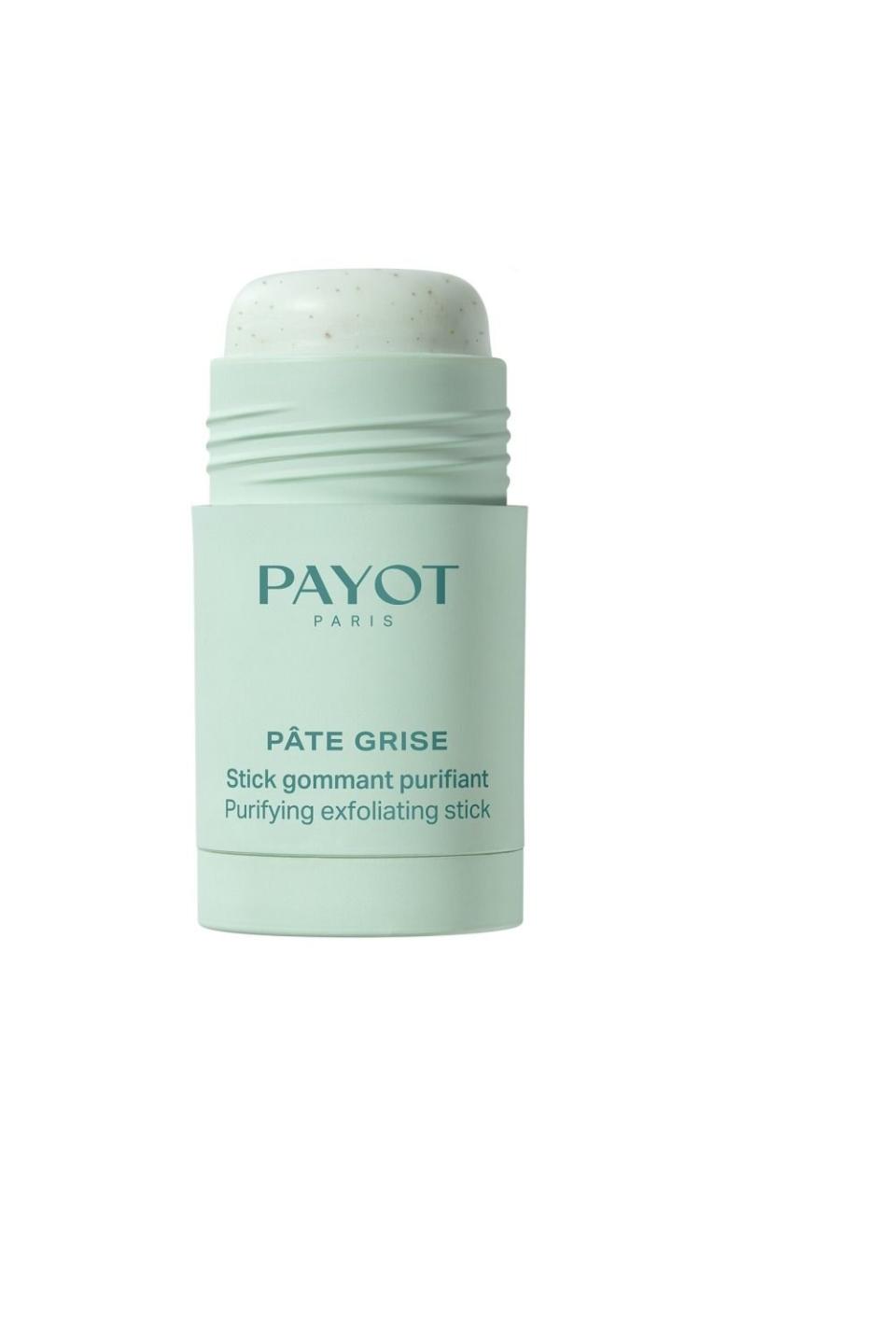 <p><a href="https://us.payot.com/products/exfoliating-gesture-for-oily-skin-with-imperfections" rel="nofollow noopener" target="_blank" data-ylk="slk:Shop Now;elm:context_link;itc:0;sec:content-canvas" class="link ">Shop Now</a></p><p>Purifying Exfoliating Stick</p><p>$22.00</p><p>payot.com</p>