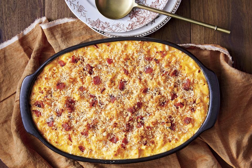 Baked Mac and Cheese with Bacon