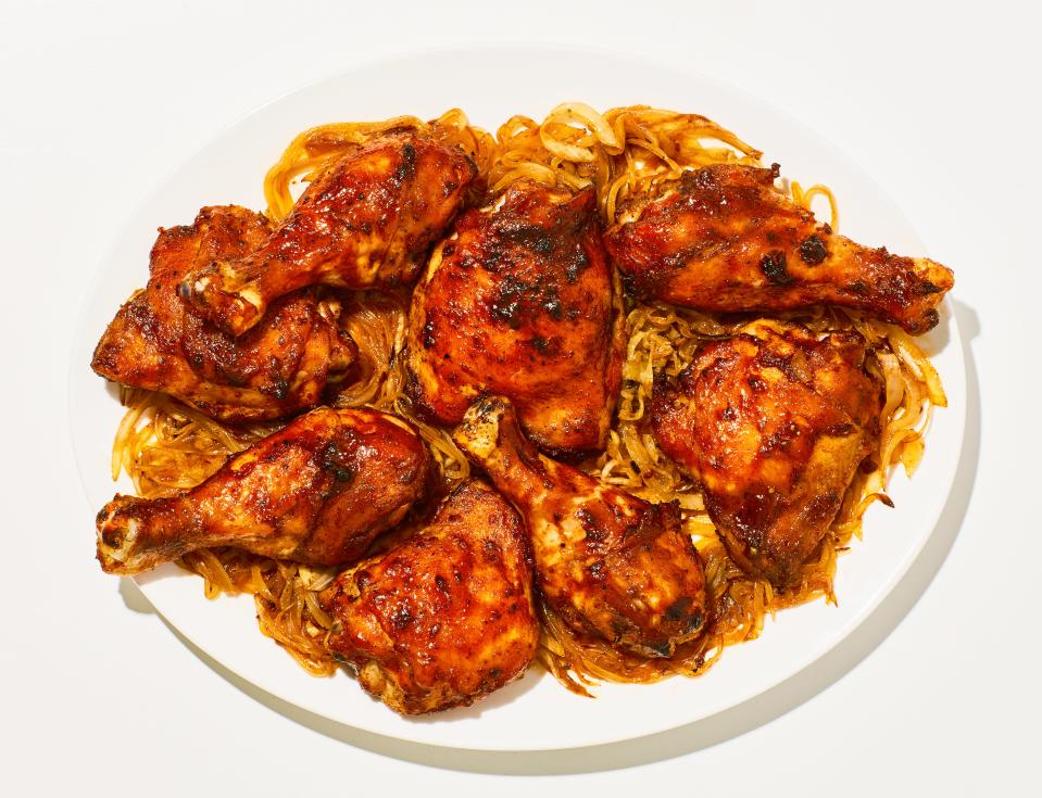 Oven-Barbecued Chicken