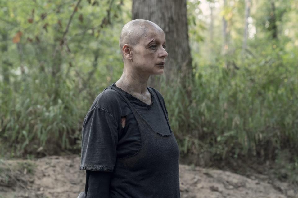 Samantha Morton as Alpha - The Walking Dead _ Season 10, Episode 11 - Photo Credit: Jace Downs/AMC