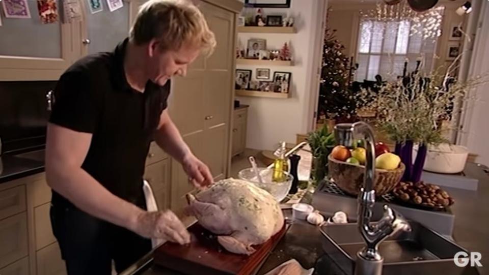 Gordon Ramsay Says Bacon Is His Secret Ingredient For A Moist And Flavorful Turkey