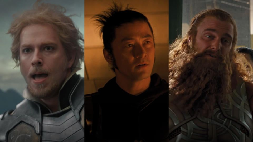 The Warriors Three in Thor and Thor: The Dark World