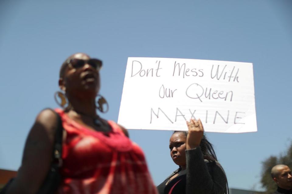 Supporters of Maxine Waters.