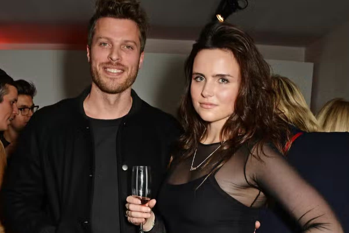 Emer Kenny with her husband Rick Edwards  (Dave Benett)