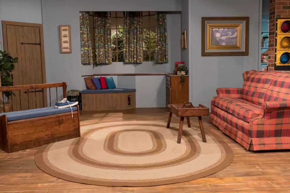 Mister Rogers's iconic living room.