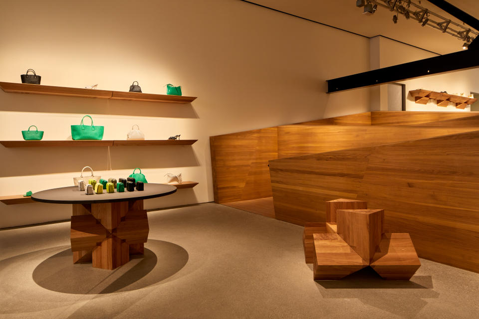 Inside Bottega Veneta’s San Francisco flagship. - Credit: Courtesy