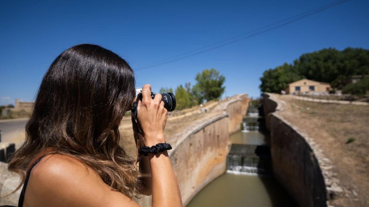 Verano en el Canal de Castilla, Palencia