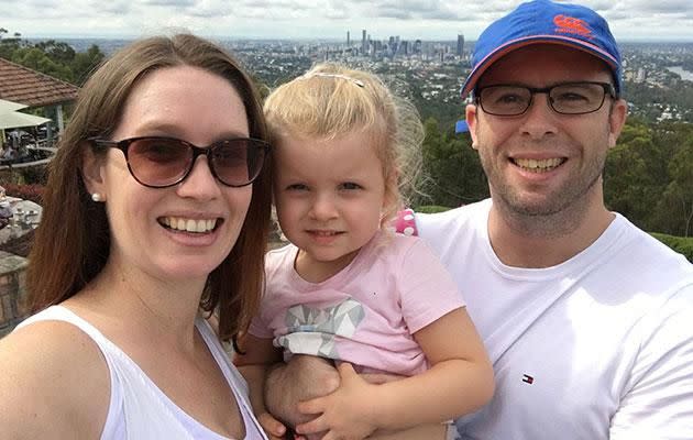 Melissa and Shane Murray are so proud of Evelyn. Photo: Supplied