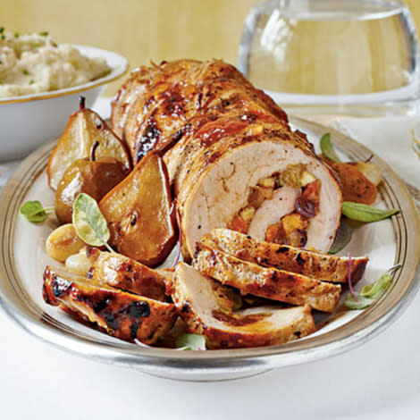 Spicy Fruit-Stuffed Pork Loin