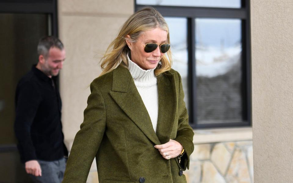 Gwyneth Paltrow found herself in court, faced with a lawsuit from 76-year-old retired optometrist Terry Sanderson - AP Photo/Alex Goodlett