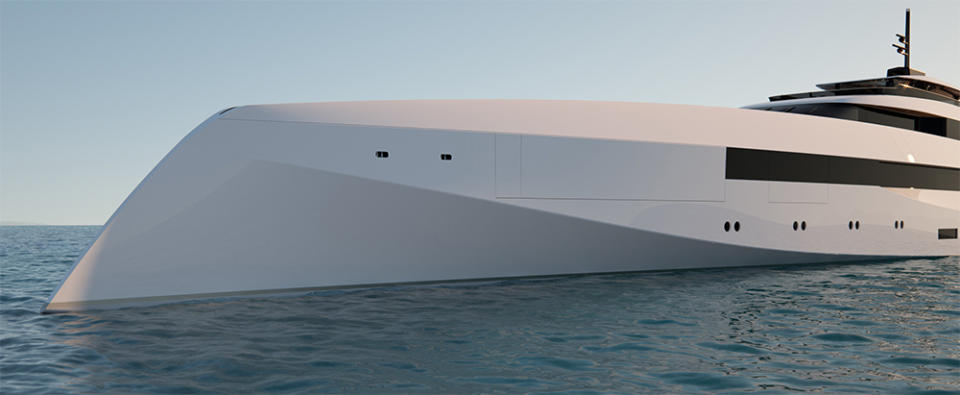 The G250 is a 250-foot superyacht concept of all-aluminum with a sustainable design.