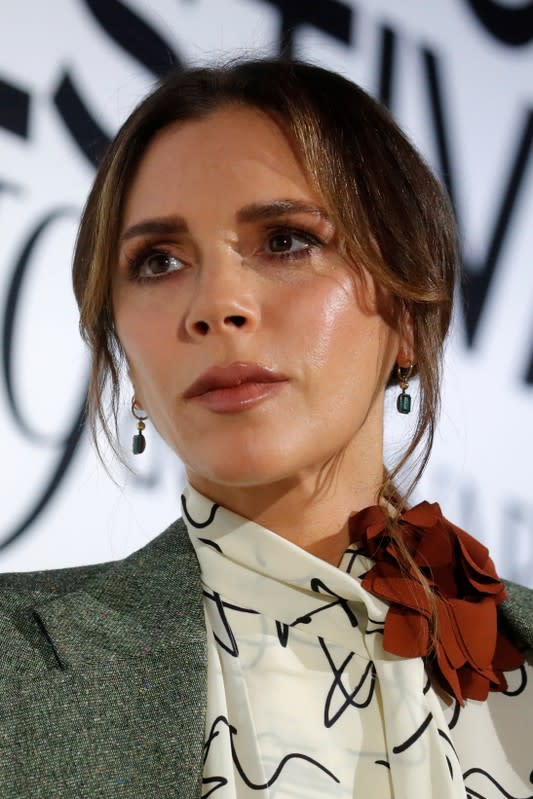 Designer Victoria Beckham attends the 4th edition of the Vogue Fashion Festival in Paris