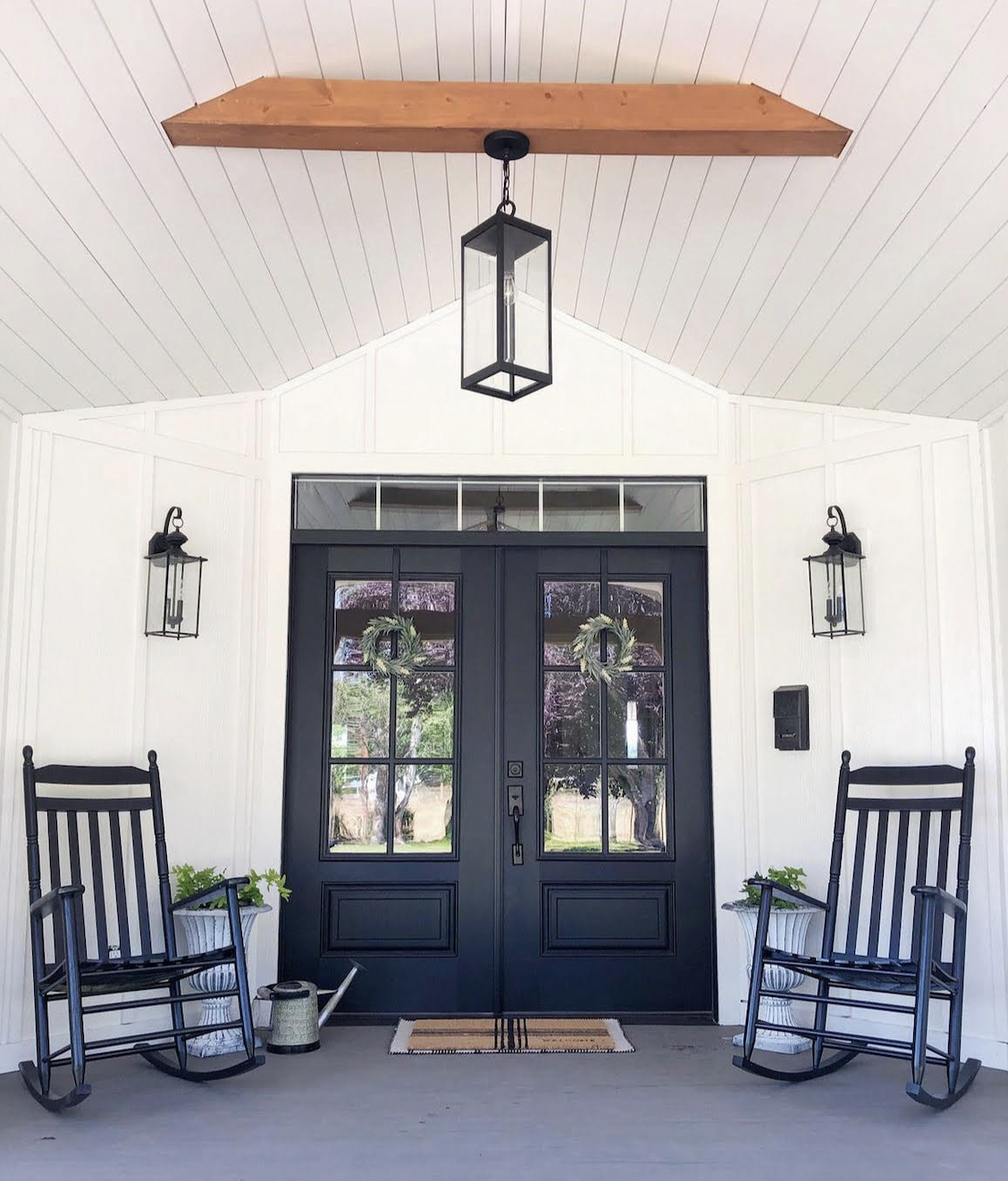 arm chair porch decor