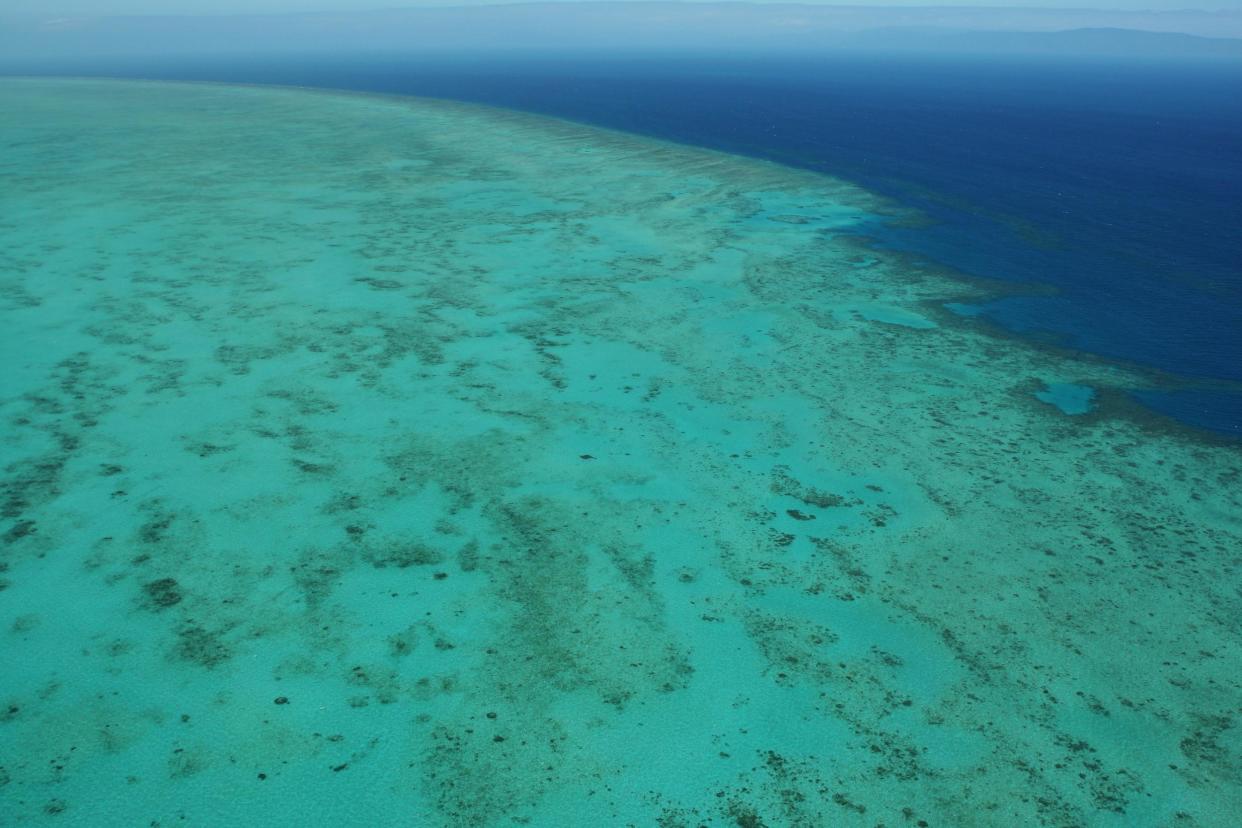 Tragic crash: Two people are feared dead after a helicopter crashed during a Great Barrier Reef flight: Getty Images