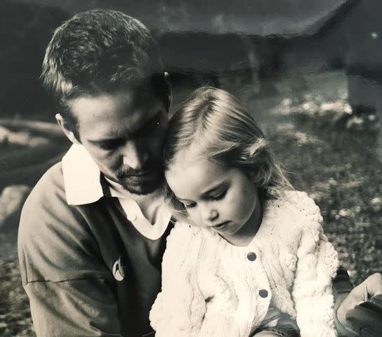 <p>Meadow Walker/Instagram</p> Meadow Walker and her father