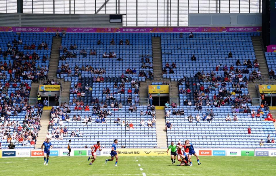 The Coventry Building Society Arena hosted 65 rugby sevens matches at the 2022 Commonwealth Games (Mike Egerton/PA) (PA Wire)