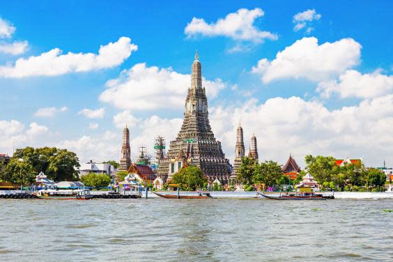 Visit Bangkok’s many temples, including riverside Wat Arun (iStock)