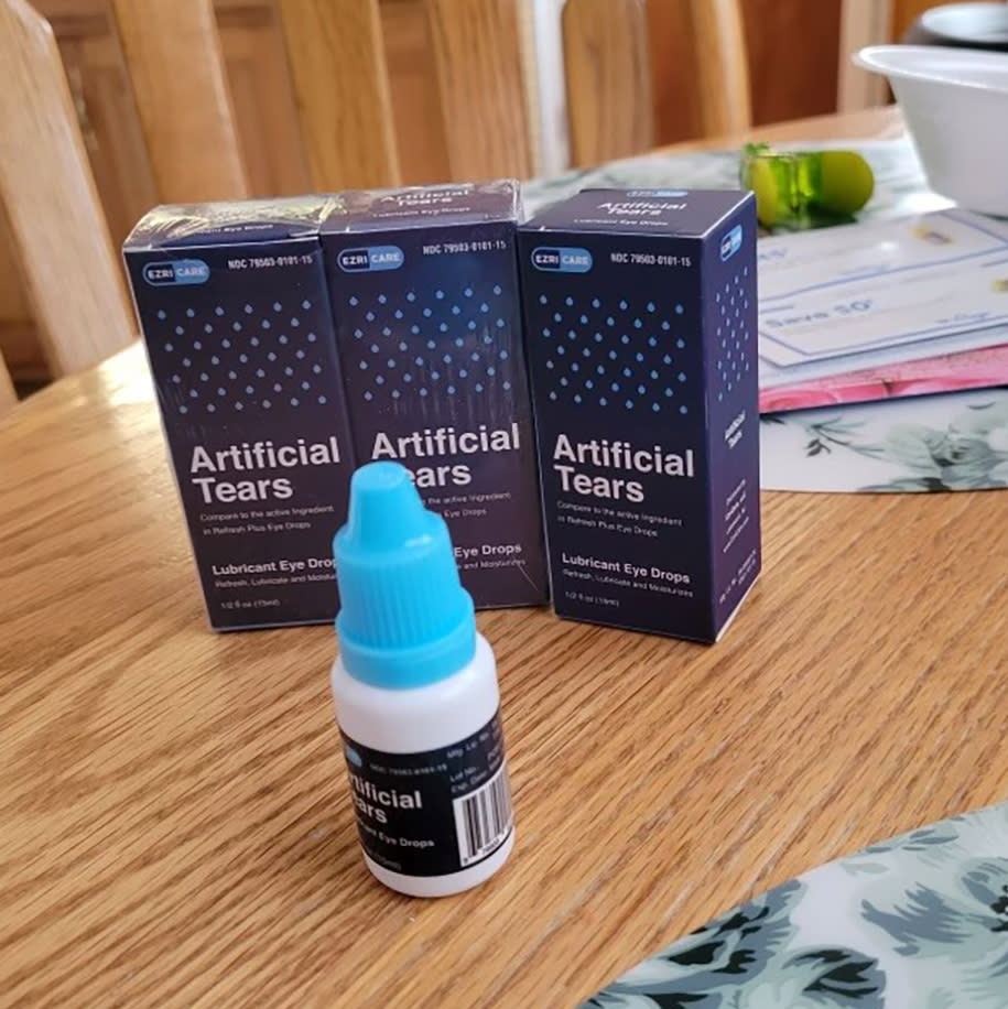 EzriCare Artificial Tears. (Courtesy Kim Harrison)