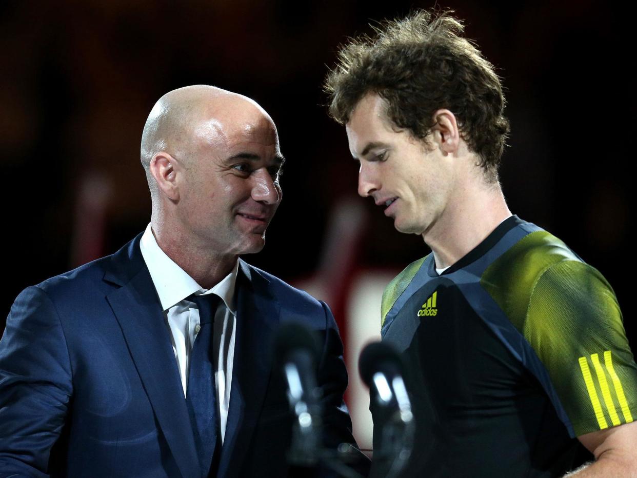 Andre Agassi was always one of Andy Murray’s favourite players: Getty