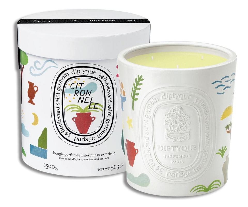 Diptyque 2023限量檸檬草香氛蠟燭 NT$11,000／1,500g（10/10 APOTHECARY提供）