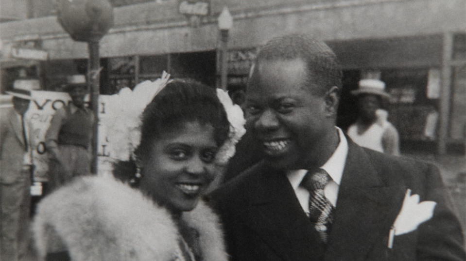 Louis Armstrong and Lucille Wilson in 'Louis Armstrong’s Black & Blues'<span class="copyright">Courtesy of Apple TV+</span>
