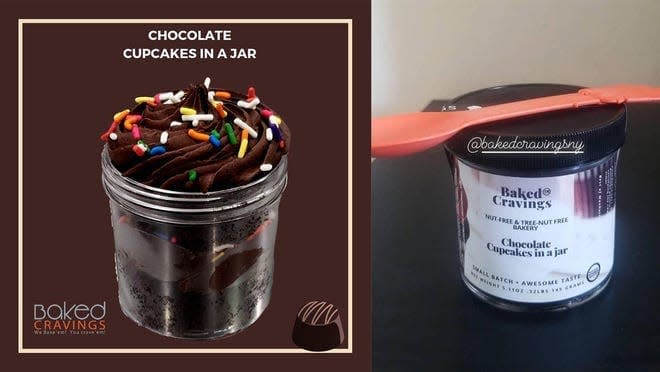 Best black-owned businesses: Baked Cravings’ chocolate cupcake in a jar