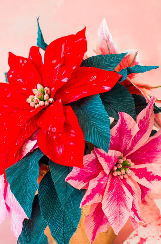 <p>The House That Lars Built</p><p>It’s true: It’s possible to make paper flowers this Christmas. Have your teens follow the steps over at <em><a href="http://thehousethatlarsbuilt.com/2017/11/paper-poinsettia-flowers.html/" rel="nofollow noopener" target="_blank" data-ylk="slk:The House That Lars Built;elm:context_link;itc:0;sec:content-canvas" class="link rapid-noclick-resp">The House That Lars Built</a></em> to see how easy it is and be prepared to have everyone who sees them swoon.</p>