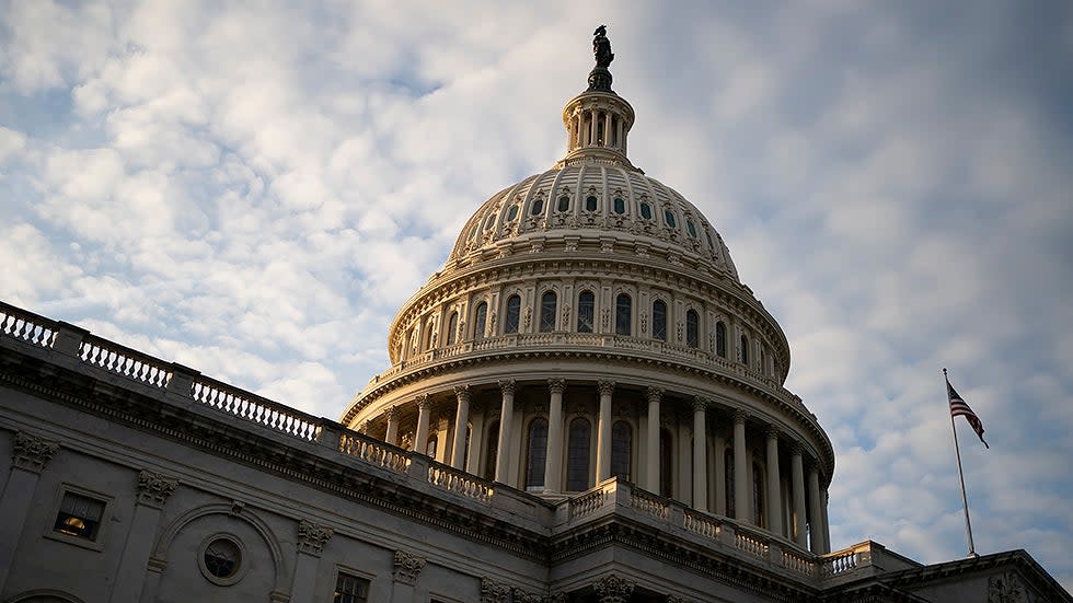 The U.S. Capitol is seen from the East Front Plaza on Tuesday, November 16, 2021.