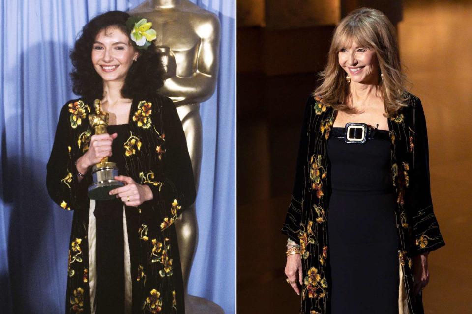 <p>ABC Photo Archives/Disney General Entertainment Content via Getty; Stewart Cook/Disney via Getty</p> Mary Steenburgen wears same jacket she won her 1981 Oscar Award in to 2024 Oscars.