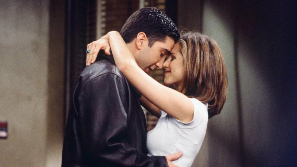 David Schwimmer and Jennifer Aniston in Friends (1995)