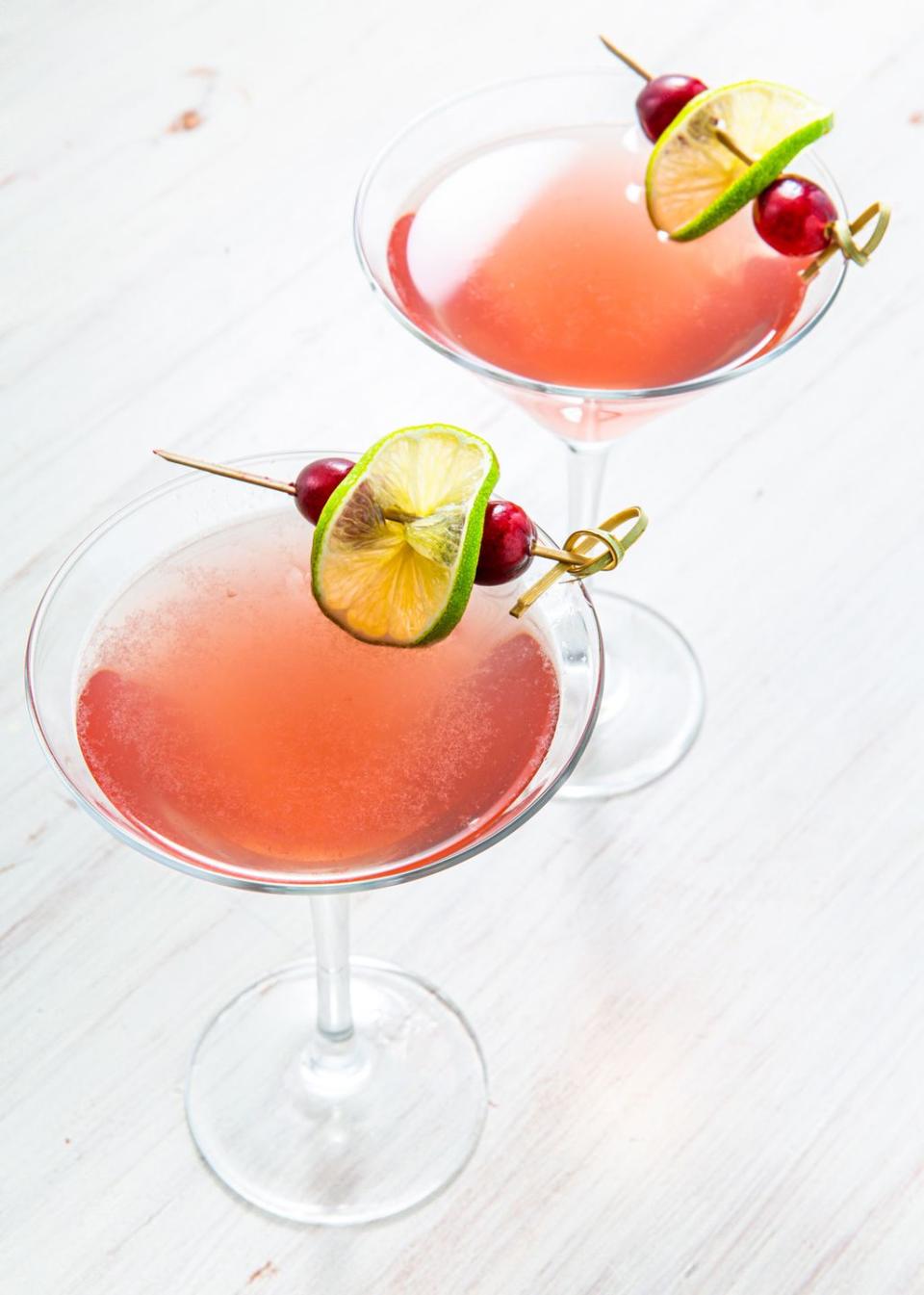 <p>If you're planning on binging <em>Sex and the City </em>with your crew, whip up a round of these drinks to really get into the spirit. </p><p>Get the <strong><a href="https://www.delish.com/cooking/recipe-ideas/a31289978/perfect-cosmopolitan-cocktail-recipe/" rel="nofollow noopener" target="_blank" data-ylk="slk:Cosmopolitan recipe;elm:context_link;itc:0;sec:content-canvas" class="link ">Cosmopolitan recipe</a></strong>. </p>