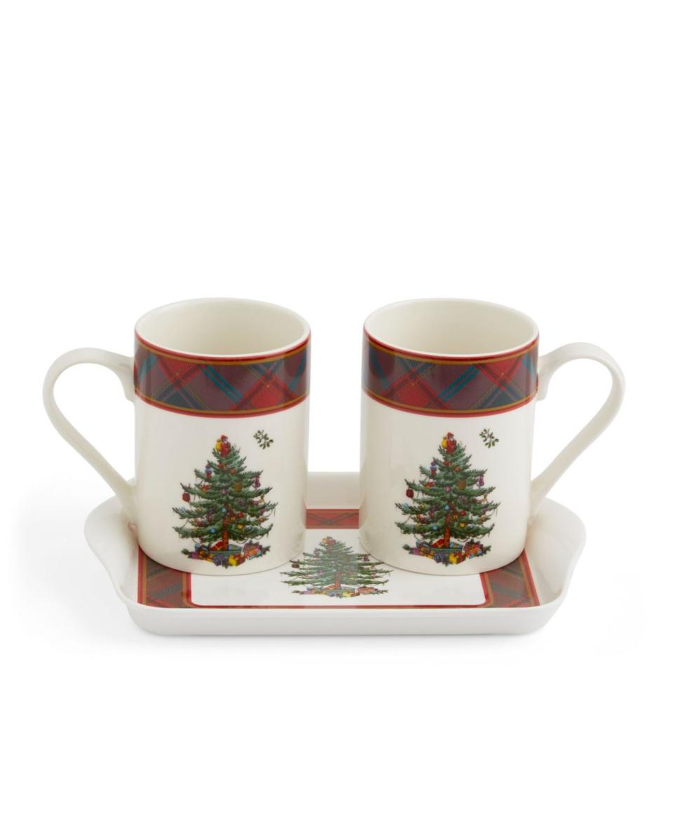 <p><a href="https://go.redirectingat.com?id=74968X1596630&url=https%3A%2F%2Fwww.macys.com%2Fshop%2Fproduct%2Fspode-tartan-2-piece-mug-tray-set%3FID%3D14333130%26CategoryID%3D53629&sref=https%3A%2F%2Fwww.thepioneerwoman.com%2Fholidays-celebrations%2Fg41615916%2Fchristmas-mugs%2F" rel="nofollow noopener" target="_blank" data-ylk="slk:Shop Now;elm:context_link;itc:0;sec:content-canvas" class="link ">Shop Now</a></p><p>Tartan 2-Piece Mug and Tray Set</p><p>macys.com</p><p>$22.99</p><span class="copyright">Macy's</span>