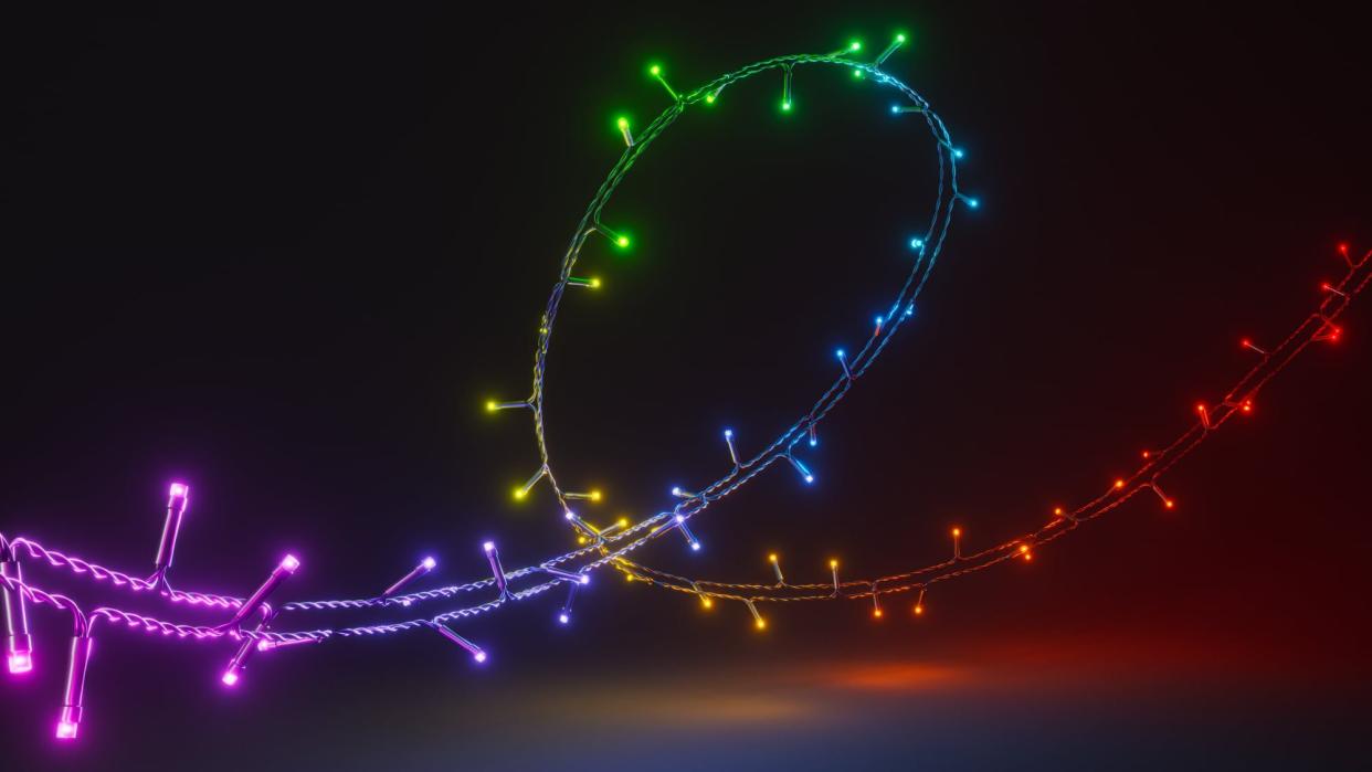  Nanoleaf smart holiday string lights. 