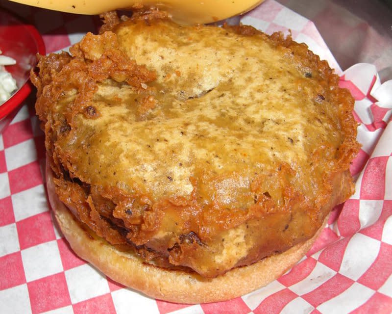 Beer-Battered Burgers in Mississippi State Fair, Mississippi