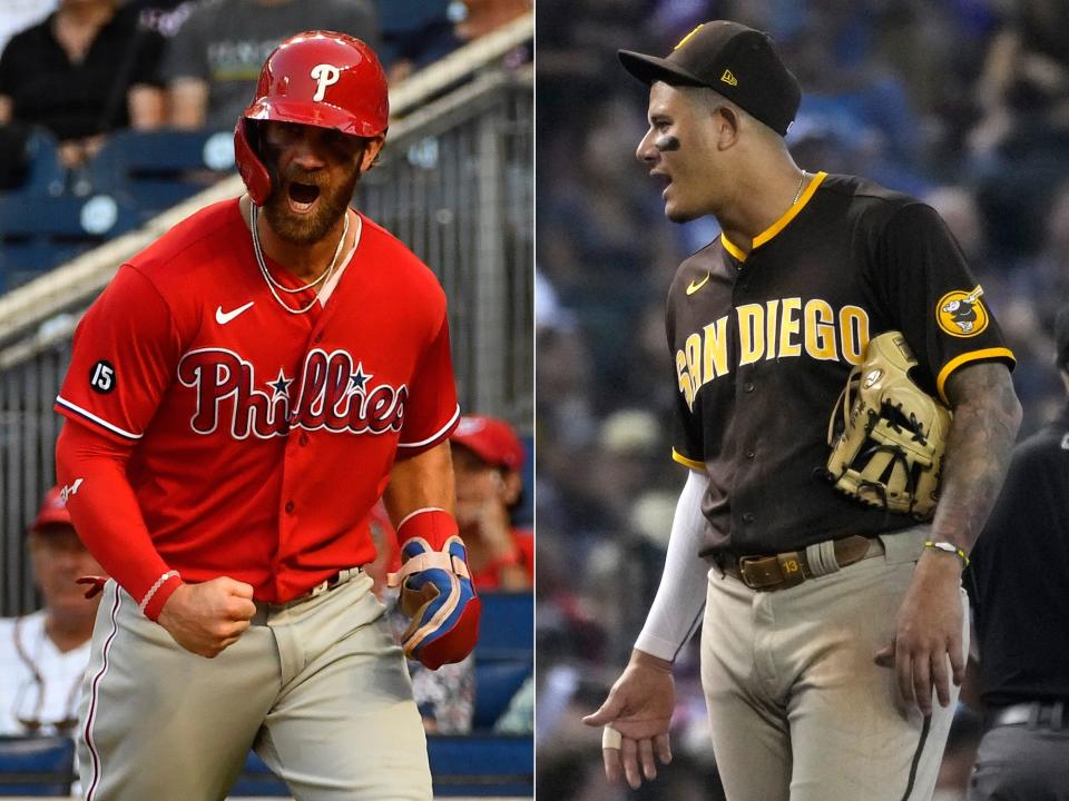 Bryce Harper and Manny Machado made their big-league debuts in 2012.