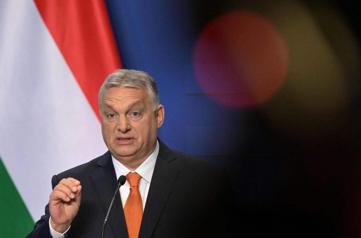Hungary has once again blocked aid to Ukraine (AFP via Getty Images)