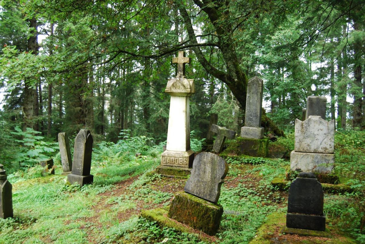 Sitka's Russian Cemetery, Alaska