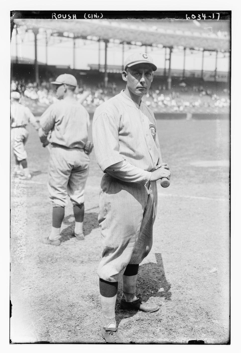 Edd Roush, centerfield, Cincinnati Reds.