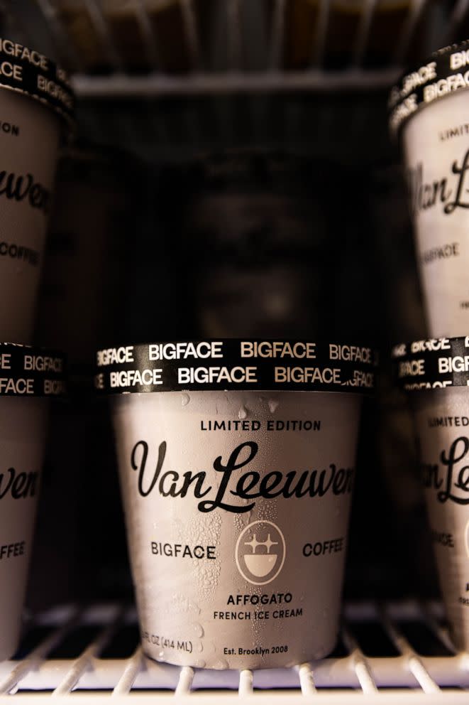 A pint of the new Big Face Affogato Van Leeuwen ice cream/Van Leeuwen, Big Face Brands