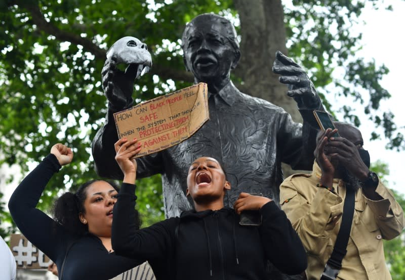 Protest against the death of George Floyd, in London