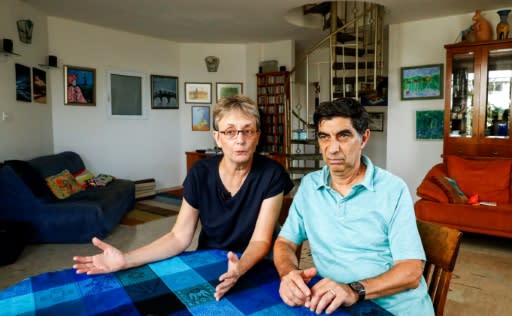 Leah (L) and Simha Goldin have campaigned for four years to recover the remains of their son Hadar, who was killed in the 2014 Gaza war