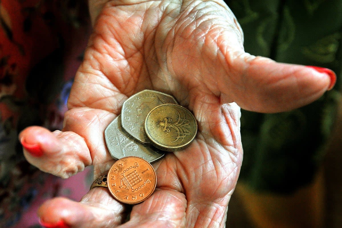 Britain’s state pension is paid out every four weeks, always on weekdays (John Stillwell/PA)