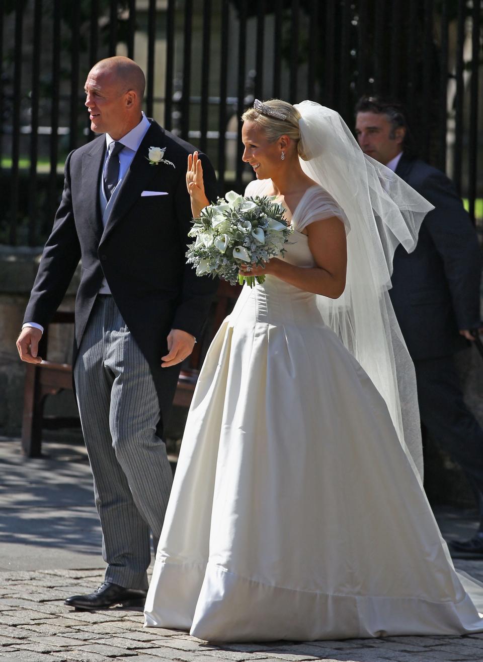 Zara Phillips Mike Tindall wedding