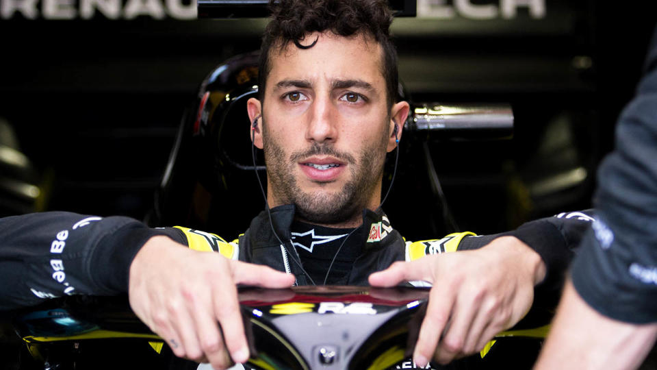 Daniel Ricciardo is under fire. (Photo by Robert SzaniszlÃ³/NurPhoto via Getty Images)